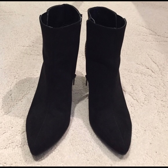 Black Booties With Gold Studs - Picture 3 of 4